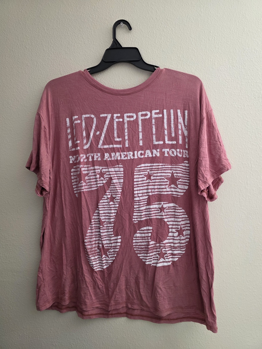 Men's Vintage Graphic Tour T-Shirt - Dusty Rose